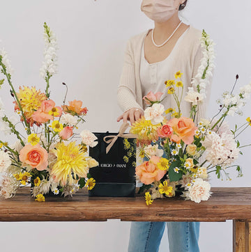 【客製】浪漫求婚/告白鮮花佈置套組