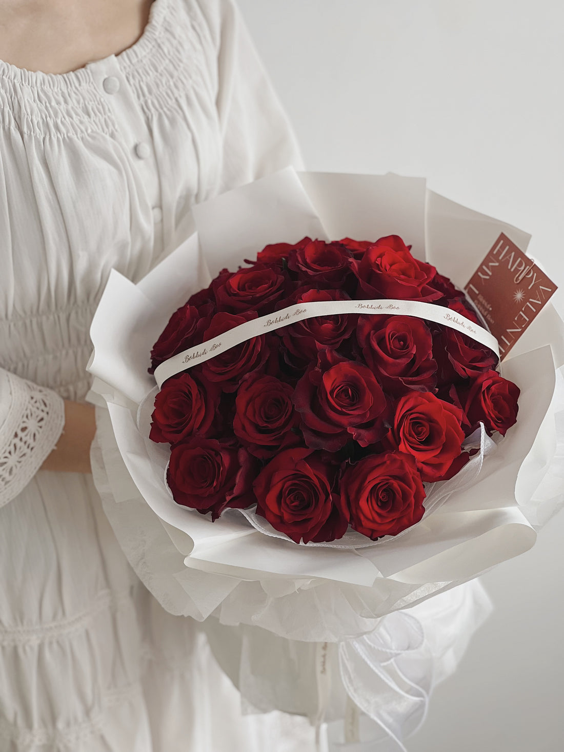 你是我的最愛 進口紅玫瑰花花束